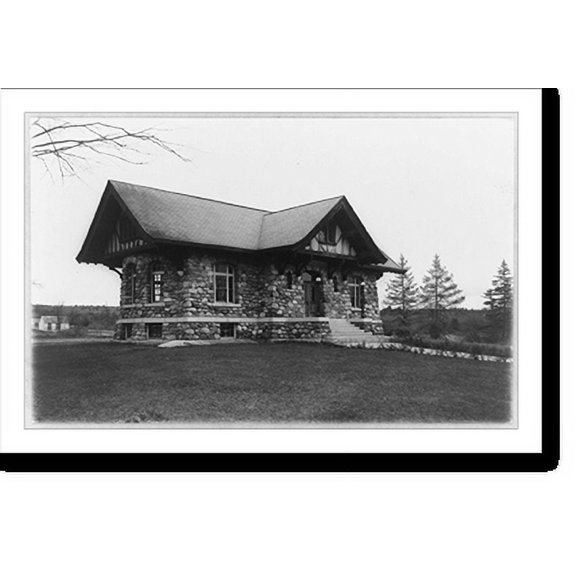 Historic Print, Carver Memorial Library, Searsport, Maine, 16" x 20"