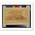 thumbnail image 1 of Historic Print, [Case Study House No. 9 for John Entenza (Pacific Palisades, Los Angeles, California). Living room. Perspective. Sketch], 16" x 20", 1 of 3