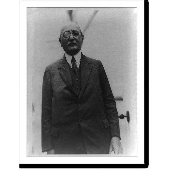 Historic Print, [Cass Gilbert, half-length portrait, standing, facing front], 16" x 20"