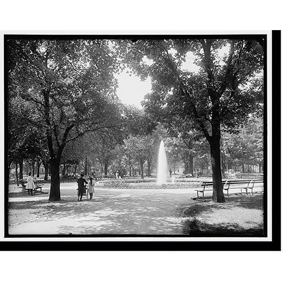 Historic Print, Cass Park, Detroit, 18" x 24"