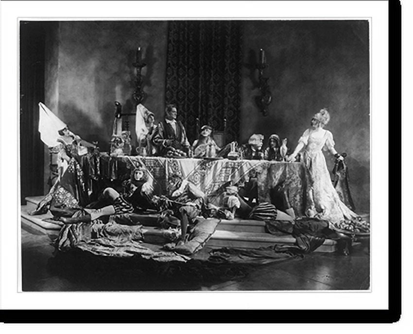 Historic Print, [Cast from Eternal City, starring Lionel Barrymore and