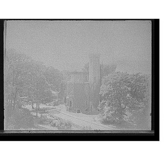 Historic Print, [Castle, Academy of Mount St. Vincent, front view, New York, N.Y.], 18" x 24"