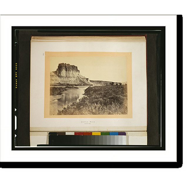 Historic Print, Castle Rock Green River Valley, 16" x 20"