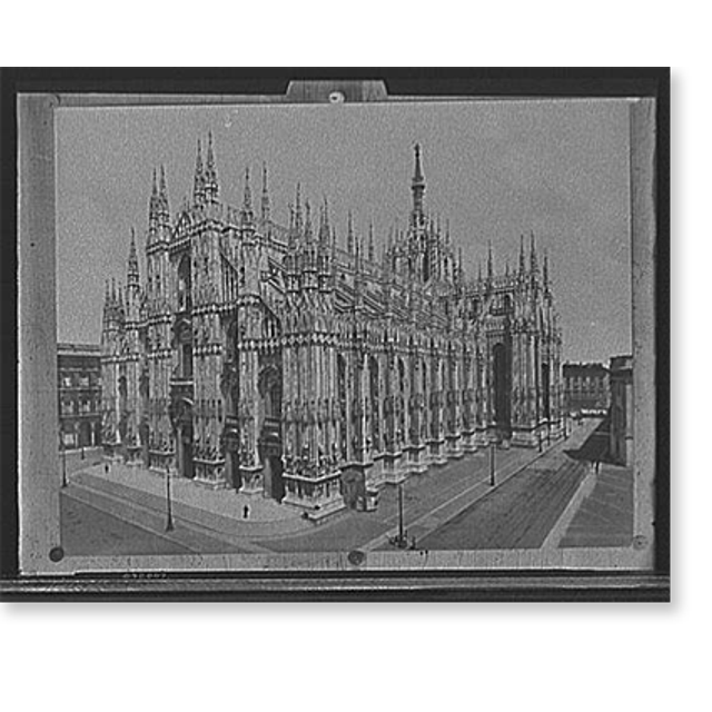 Historic Print, [Cathedral, Milan, Italy], 16" x 20"