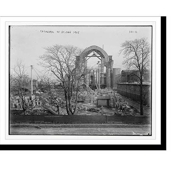 Historic Print, Cathedral of St. John - 2, 18" x 24"