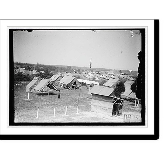 Historic Print, Cavalry camp, Winchester, Va., 1913 6, 16" x 20