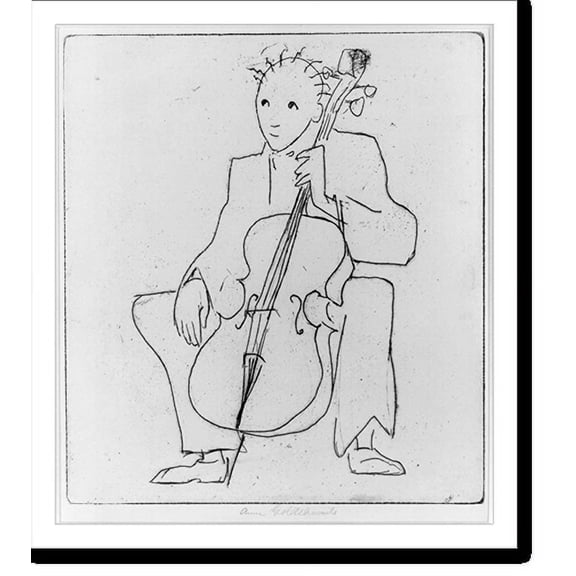 Historic Print, Cello, 18" x 24"