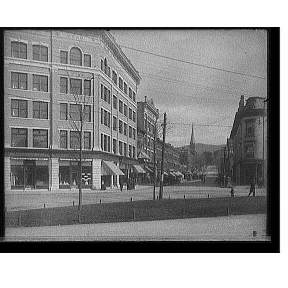 Historic Print, [Center Street, Rutland, Vt.], 18" x 24"