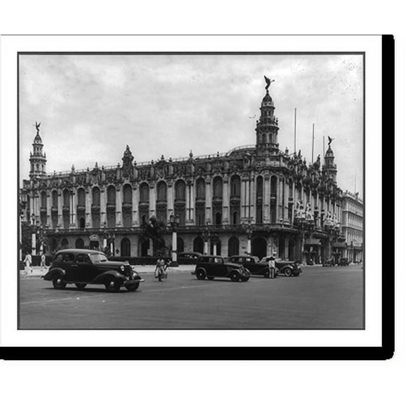 Historic Print, Centra Gallego y Teatro Nacional, 16" x 20"