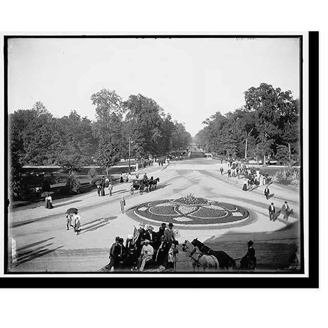 Historic Print, Central Ave., Belle Isle Park, Detroit 3, 16" x 20