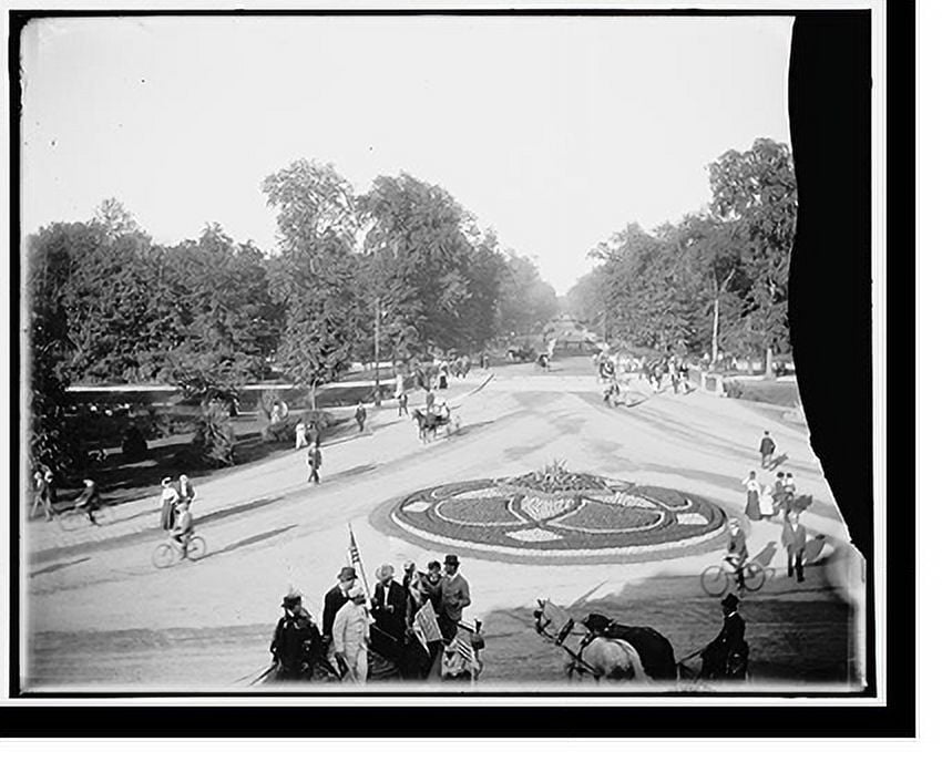 Historic Print, Central Ave., Belle Isle Park, Detroit 5, 16" x 20