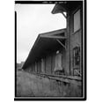 thumbnail image 1 of Historic Print, Central of Georgia Railway, Down Freight Warehouse, 233 West Broad Street (at rear of Red Building), Savannah, Chatham County, GA - 5, 16" x 20", 1 of 3