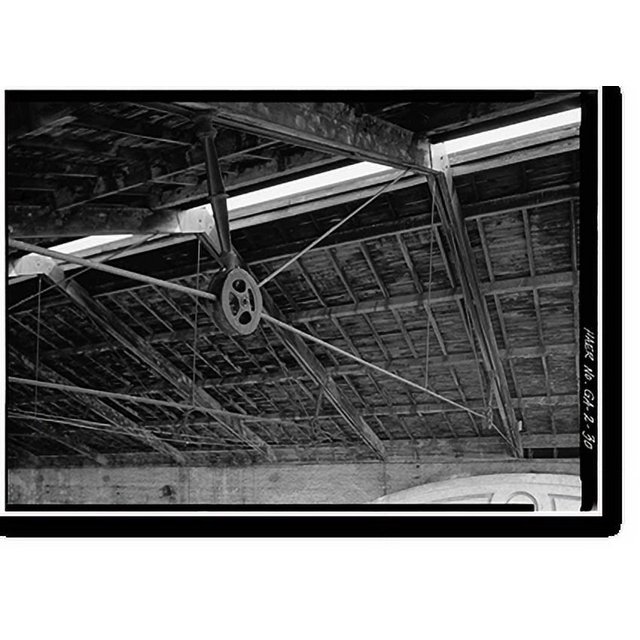 Historic Print, Central of Railway, Passenger Station & Train