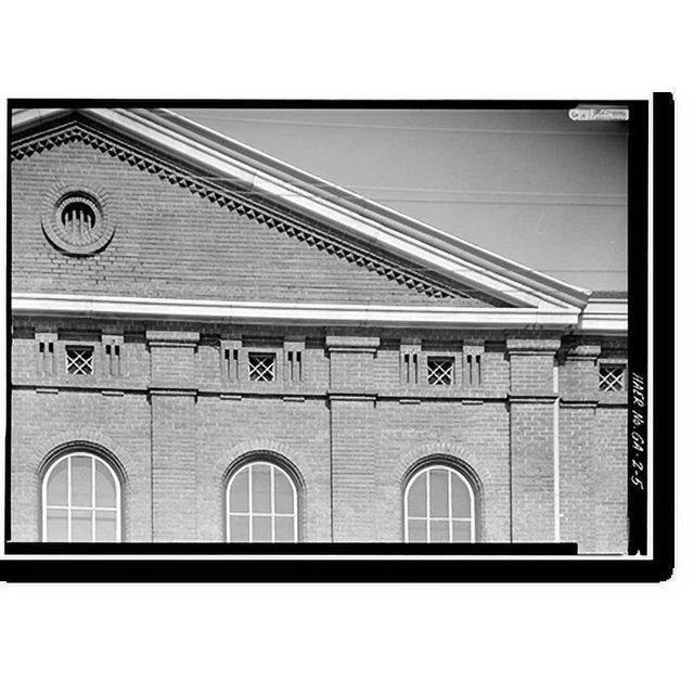 Historic Print, Central of Railway, Passenger Station & Train