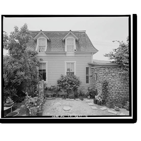 Historic Print, Chaffey-Isle House, 5490 Etiwanda Avenue, Rancho Cucamonga, San Bernardino County, CA - 12, 16" x 20"