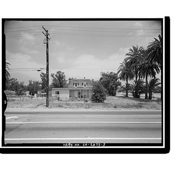 Historic Print, Chaffey-Isle House, 5490 Etiwanda Avenue, Rancho Cucamonga, San Bernardino County, CA - 3, 16" x 20"