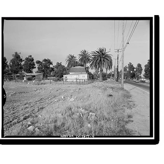 Historic Print, Chaffey-Isle House, 5490 Etiwanda Avenue, Rancho Cucamonga, San Bernardino County, CA - 4, 16" x 20"