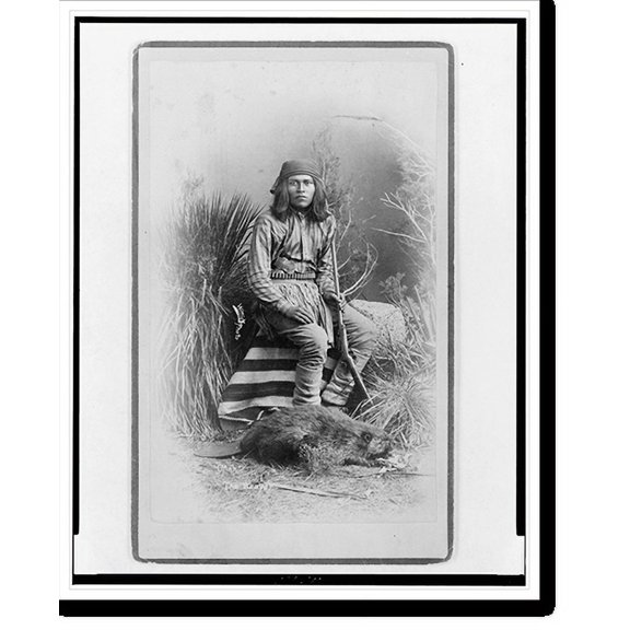 Historic Print, Chah" the beaver", 16" x 20"