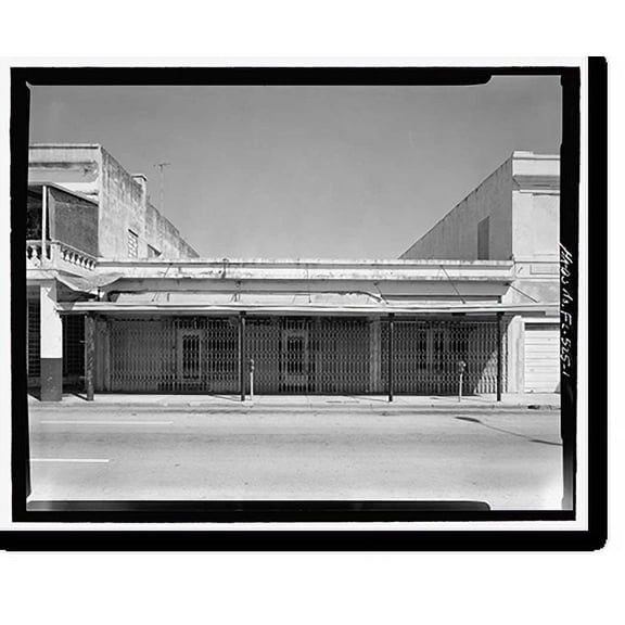 Historic Print, Chaille Commercial Building, 425-429 North Miami Avenue, Miami, Dade County, FL, 18" x 24"