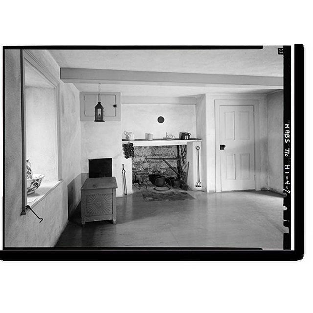 Historic Print, Chamberlain House, King & Kawaiahao Streets, Honolulu