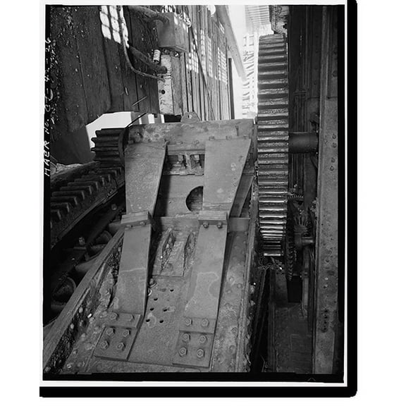 Historic Print, Chapel Street Swing Bridge, Spanning Mill River on Chapel Street, New Haven, New Haven County, CT - 26, 16" x 20"