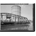 thumbnail image 1 of Historic Print, Chapel Street Swing Bridge, Spanning Mill River on Chapel Street, New Haven, New Haven County, CT - 7, 18" x 24", 1 of 3