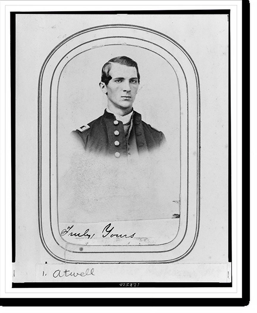 Historic Print, [Charles Atwell, bust portrait, facing right, wearing