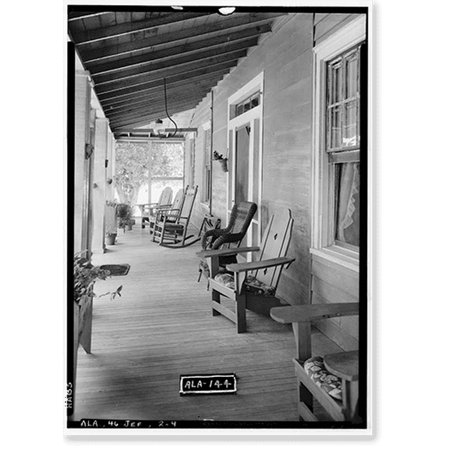 Historic Print, Charles Brasfield Grant House, State Highway 28