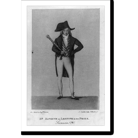 Historic Print, Charles Mathews, 16" x 20"