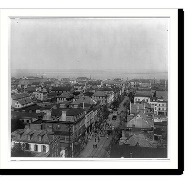 Historic Print, [Charleston, South Carolina, from St. Michaels church