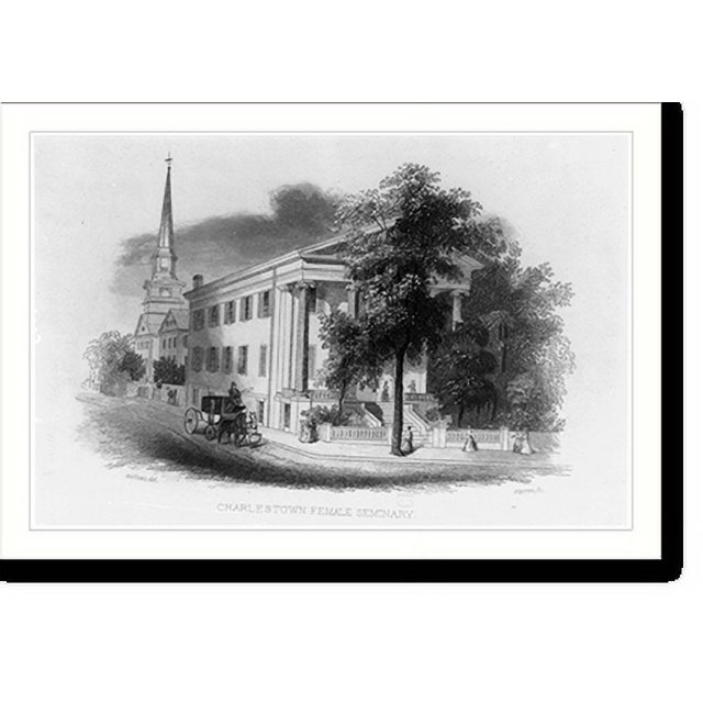 Historic Print, Charlestown Female Seminary, 16" x 20"