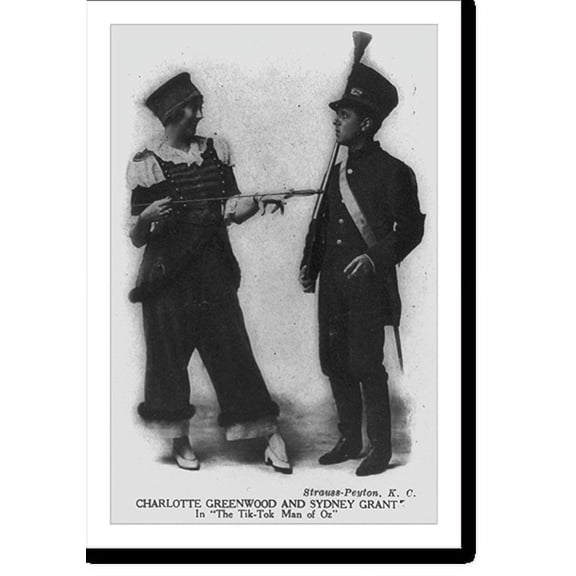 Historic Print, Charlotte Greenwood and Sydney Grant in The Tik-Tok Man of Oz"", 18" x 24"