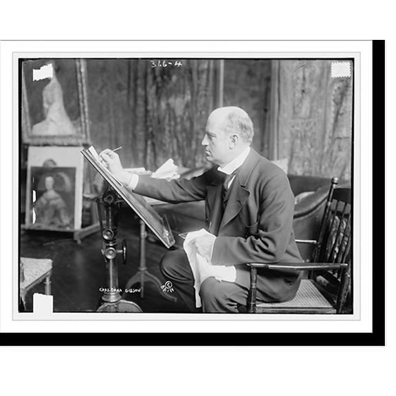 Historic Print, Chas. Dana Gibson, 16" x 20"