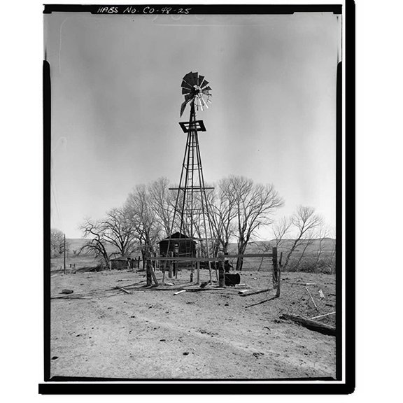 Historic Print, Cheese Ranch, 161 Holman Way, Sedalia vicinity, Douglas County, CO - 25, 18" x 24"