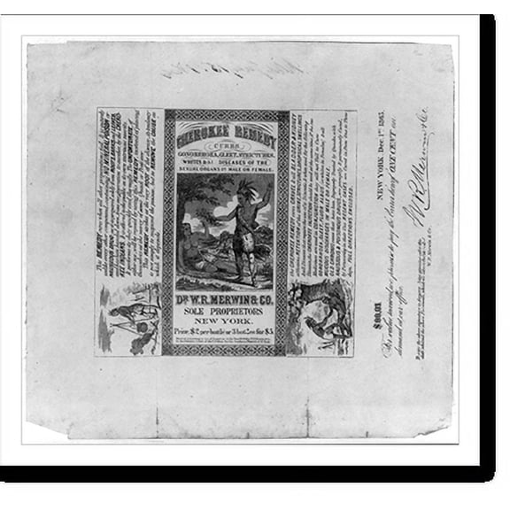 Historic Print, Cherokee Remedy, 16" x 20"