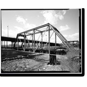 Historic Print, Cherry Creek Railroad Bridge, Spanning Cherry Creek, north of Delgany Street, Denver, Denver County, CO - 4, 18" x 24"
