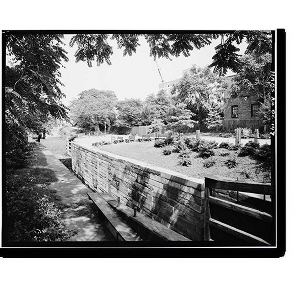 Historic Print, Chesapeake & Ohio Canal, Georgetown Section, East & West parallel to M Street Northwest, Washington, District of Columbia, DC, 18" x 24"