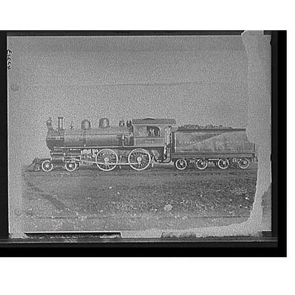 Historic Print, [Chicago and Alton Railroad, engine], 16" x 20"