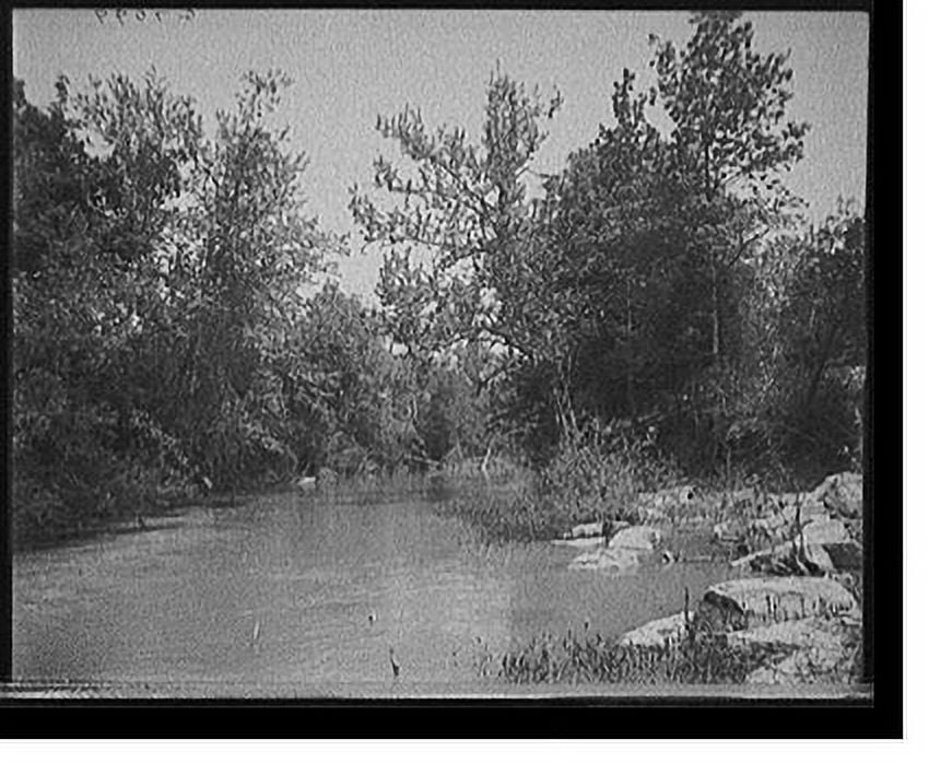 Historic Print, [Chickamauga Creek at Reed's bridge, Chickamauga, Ga
