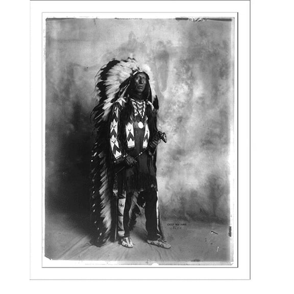 Historic Print, Chief Jack Red Cloud, 16" x 20"