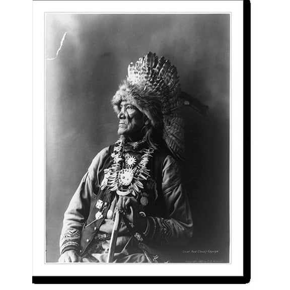 Historic Print, Chief Red Cloud. Cayuga, 16" x 20"