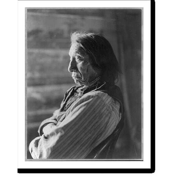 Historic Print, [Chief Red Cloud, bust portrait, facing left, arms folded], 16" x 20"