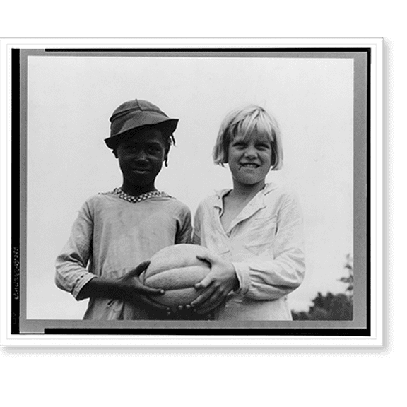 Historic Print, Children at Hill House, Mississippi, 18" x 24"
