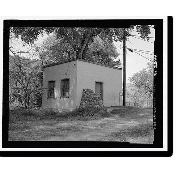 Historic Print, Childs-Irving Hydroelectric Project, Childs System, Office, Forest Service Road 708/502, Camp Verde vicinity, Yavapai County, AZ, 16" x 20"