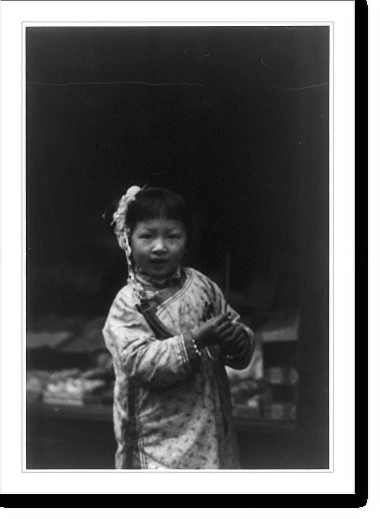 Historic Print, Chinese in Chinatown, San Francisco 4, 16" x 20