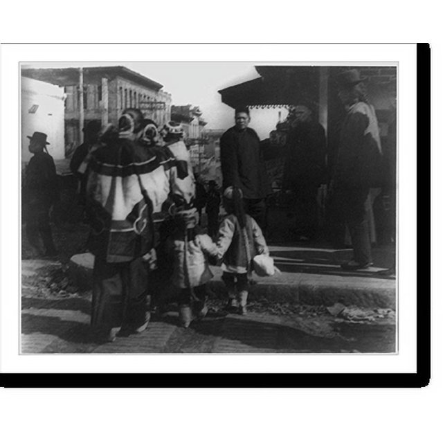 Historic Print, Chinese in Chinatown, San Francisco 6, 16" x 20