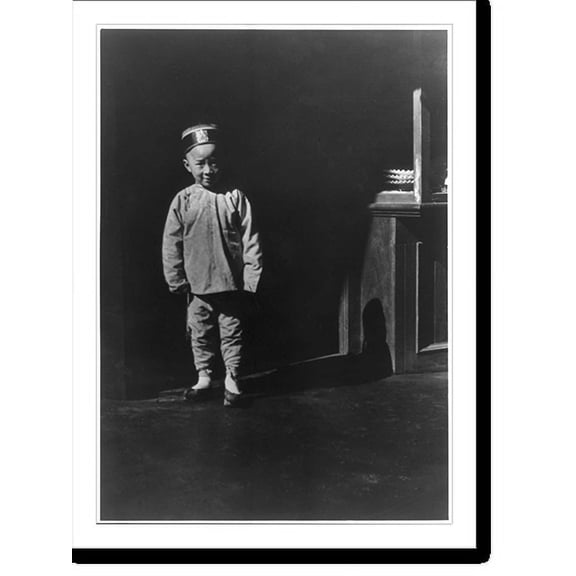 Historic Print, [Chinese in Chinatown, San Francisco: Small boy], 18" x 24"