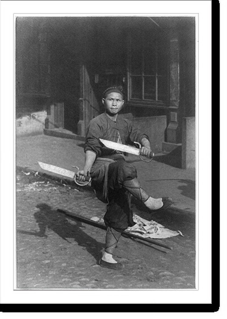 Historic Print, [Chinese in Chinatown, San Francisco] The mountebank