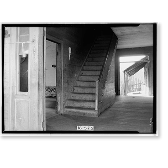 Historic Print, Chitley House, River Road (County Road 97