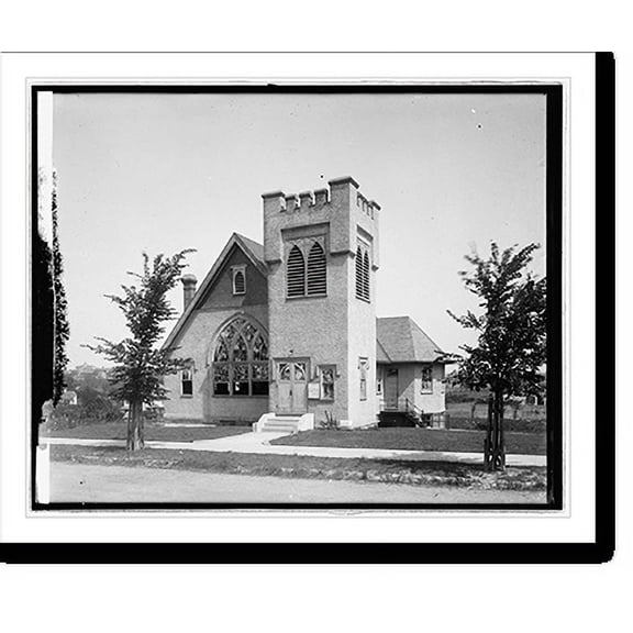 Historic Print, [Church building], 16" x 20"